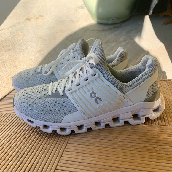 On Running Cloudswift Women's Athletic Shoes - Glacier White - Picture 7 of 16